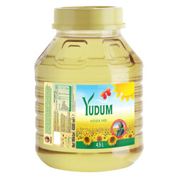 Yudum - Yudum Ayçiçek Yağı 4,5 lt Yuvarlak Pet 1 Koli (4 Adet) Yudum - Yudum Ayçiçek Yağı 4,5 lt Yuvarlak Pet 1 Koli (4 Adet)