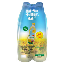 Yudum - Yudum Ayçiçek Yağı 4x1 lt Pet 1 Koli (4 Adet) Yudum - Yudum Ayçiçek Yağı 4x1 lt Pet 1 Koli (4 Adet)
