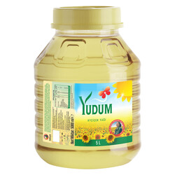 Yudum - Yudum Ayçiçek Yağı 5 lt Yuvarlak Pet 1 Koli (4 Adet) Yudum - Yudum Ayçiçek Yağı 5 lt Yuvarlak Pet 1 Koli (4 Adet)
