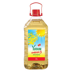 Yudum - Yudum Omega-3 Ayçiçek Yağı 3 lt Dar Ağız Pet 1 Koli (6 Adet) Yudum - Yudum Omega-3 Ayçiçek Yağı 3 lt Dar Ağız Pet 1 Koli (6 Adet)